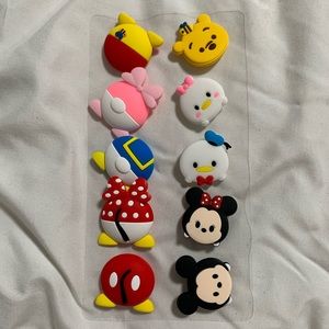 Disney Mickey and Friends Croc Charm Set of 10